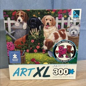 Sure-lox Art XL 300 pcs Dog in the garden Puzzle